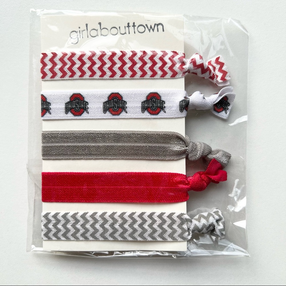 Buckeyes Hair Tie Set - 2 Sets Available